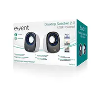 Ewent EW3513 altavoz De 1 vía Negro, Azul, Blanco Alámbrico 5 W