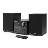 Sharp XL-B512(BK) sistema de audio para el hogar Microcadena de música para uso do