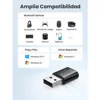 Ugreen 80889 adaptador y tarjeta de red Bluetooth 20 Mbit/s