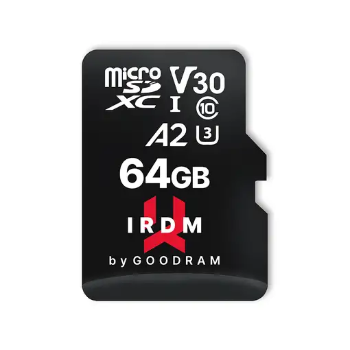 Goodram IRDM M2AA 64 GB MicroSDXC UHS-I Clase 10 Goodram IRDM M2AA 64 GB MicroSDXC UHS-I Clase 10