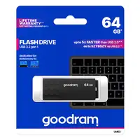 Goodram UME3 unidad flash USB 64 GB USB tipo A 3.2 Gen 1 (3.1 Gen 1) Negro