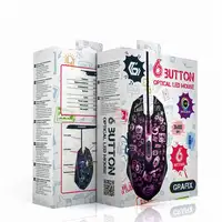 Gembird MUS-6B-GRAFIX-01 ratón Oficina mano derecha USB tipo A Óptico 3600 DPI