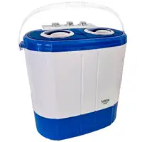 Mini Lavadora centrifugadora portátil, 3Kg Lavado, 2 Compartimentos, WM1140 BRIEBE