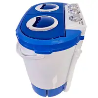 Mini Lavadora centrifugadora portátil, 3Kg Lavado, 2 Compartimentos, WM1140 BRIEBE