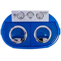Mini Lavadora centrifugadora portátil, 3Kg Lavado, 2 Compartimentos, WM1140 BRIEBE