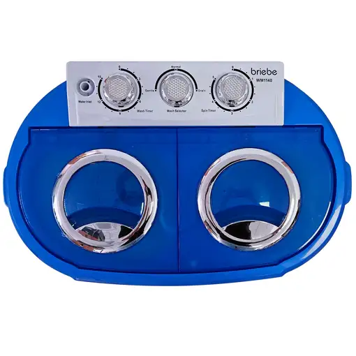 Mini Lavadora centrifugadora portátil, 3Kg Lavado, 2 Compartimentos, WM1140 BRIEBE