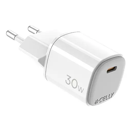 Celly UPTC1USBC30WWH cargador de dispositivo móvil Smartphone, Tableta, Teléfono B