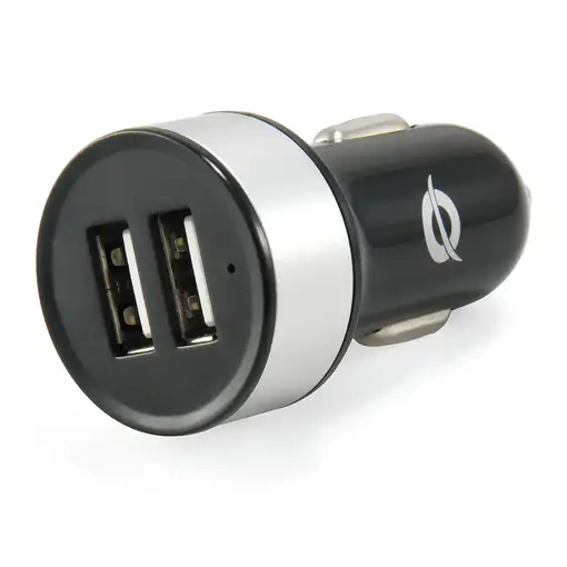 Conceptronic CUSBCAR2A cargador de dispositivo móvil Tableta Plata Encendedor de c