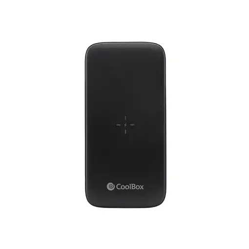 CoolBox COO-PB10KW-BK1 batería externa 10000 mAh Cargador inalámbrico Negro