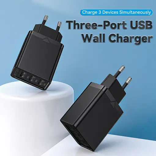 Vention Cargador de Pared FEAB0-EU/ 3xUSB