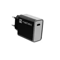 NATEC RIBERA Universal Negro Corriente alterna Carga rápida Interior