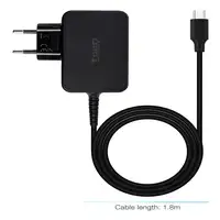 TooQ Cargador de portátil GAN USB-C PD 45W, Negro