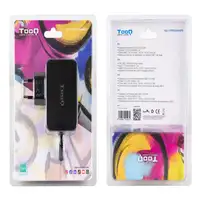 TooQ Cargador de portátil GAN USB-C PD 45W, Negro