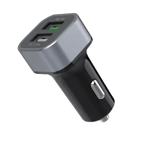 ELBE CARG-301-QC cargador de dispositivo móvil Universal Negro, Plata Encendedor d