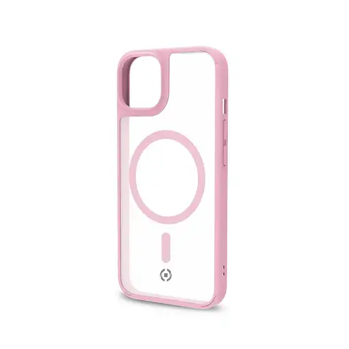 Celly Magmatt funda para teléfono móvil 15,5 cm (6.1") Rosa, Transparente