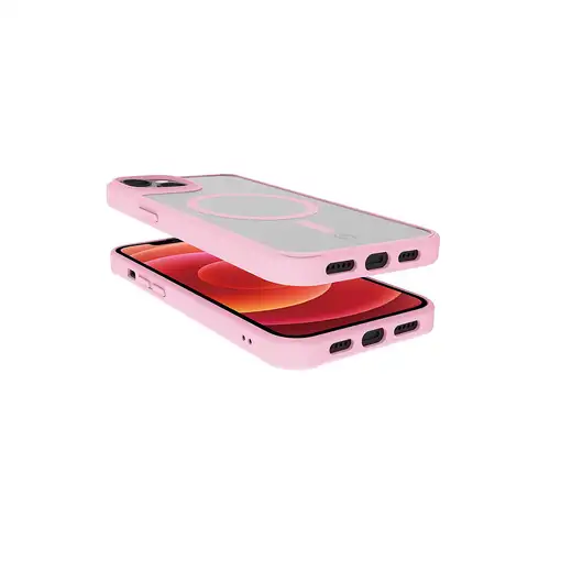 Celly Magmatt funda para teléfono móvil 15,5 cm (6.1") Rosa, Transparente