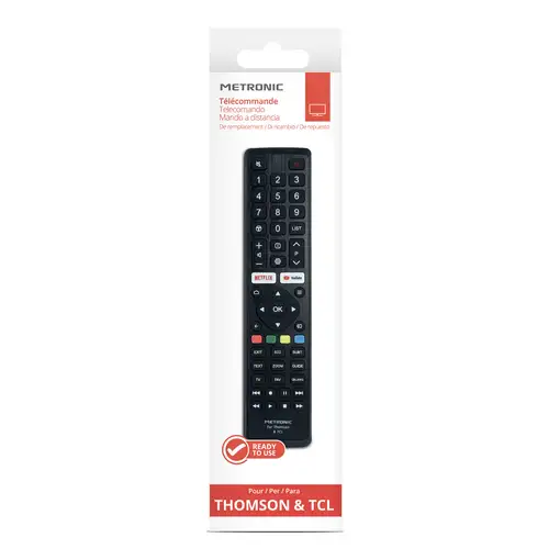 Mando a distancia universal para TV marca Thomson y TCL 495349 Metronic