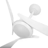 Ventilador DC Tarento blanco 132cm, LED, 3 aspas, 6 velocidades