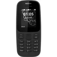 Nokia 105 4,57 cm (1.8") 73 g Negro Teléfono básico Nokia 105 4,57 cm (1.8") 73 g Negro Teléfono básico