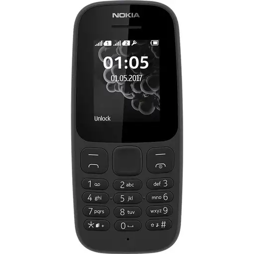Nokia 105 4,57 cm (1.8") 73 g Negro Teléfono básico