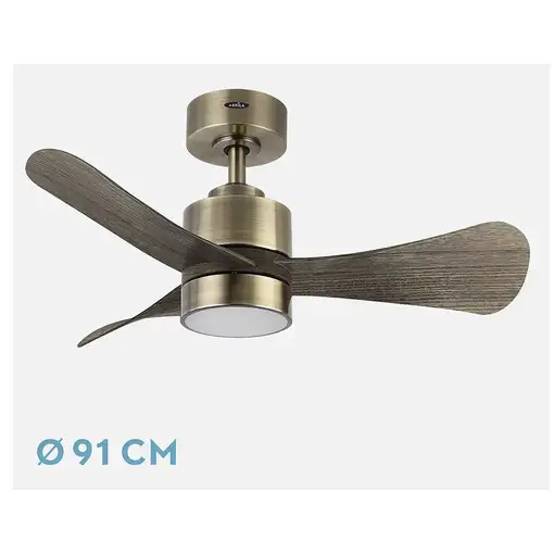 Ventiladores techo Oro FABRILAMP