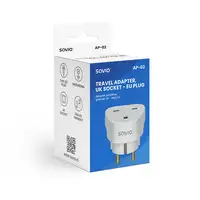 Savio AP-02 adaptador e inversor de corriente Universal 3250 W Blanco