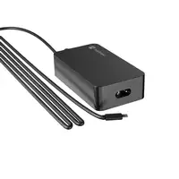 NATEC Grayling USB-C 45W adaptador e inversor de corriente Universal Negro