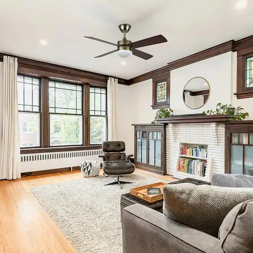 Ventiladores techo Color cereza FABRILAMP