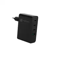 NATEC NUC-2234 cargador de dispositivo móvil Portátil, Smartphone Negro Corriente