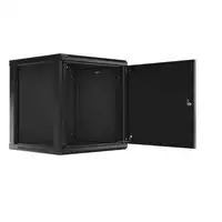 Lanberg WF01-6612-00B armario rack 12U Bastidor de pared Negro