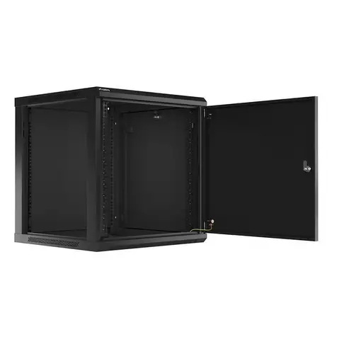 Lanberg WF01-6612-00B armario rack 12U Bastidor de pared Negro