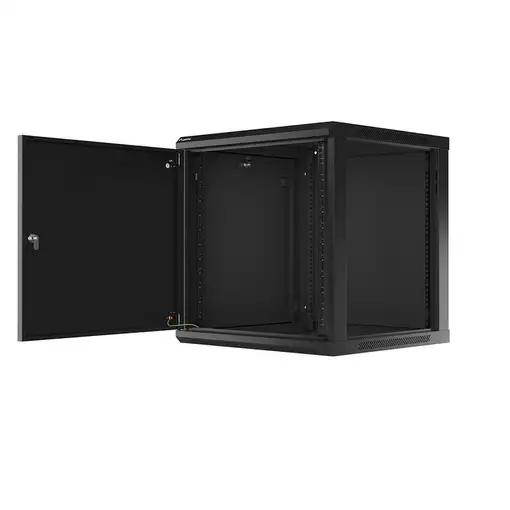 Lanberg WF01-6612-00B armario rack 12U Bastidor de pared Negro