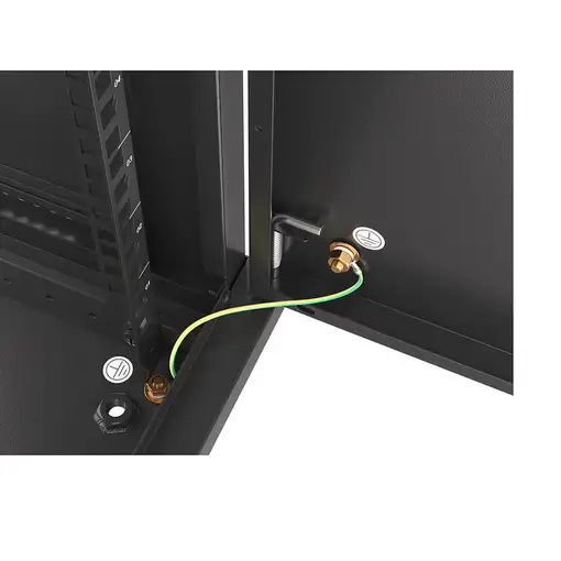 Lanberg WF01-6612-00B armario rack 12U Bastidor de pared Negro