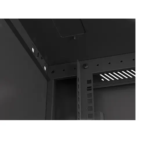 Lanberg WF01-6612-00B armario rack 12U Bastidor de pared Negro