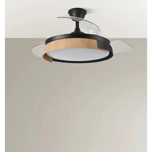 Ventiladores techo Negro FABRILAMP