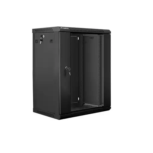 Lanberg WF01-6415-10B armario rack 15U Bastidor de pared Negro