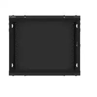 Lanberg WF01-6609-00B armario rack 9U Bastidor de pared Negro