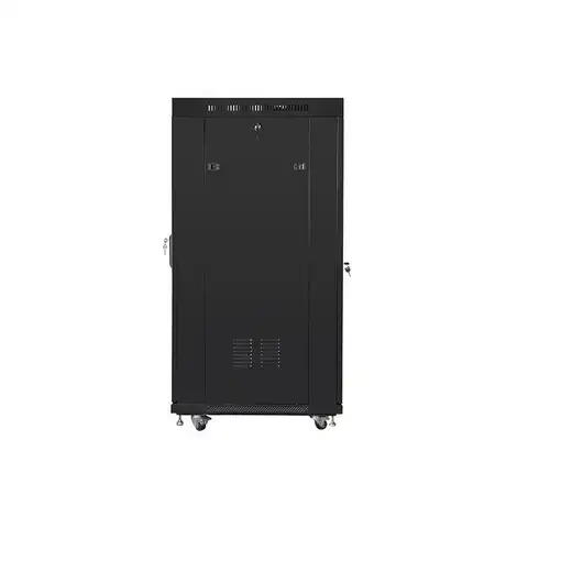Lanberg FF01-8822-12BL armario rack 22U Rack o bastidor independiente Negro