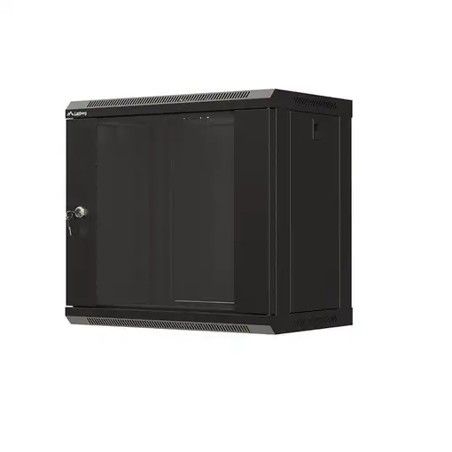 Lanberg WF03-5309-10B armario rack 9U Bastidor de pared Negro