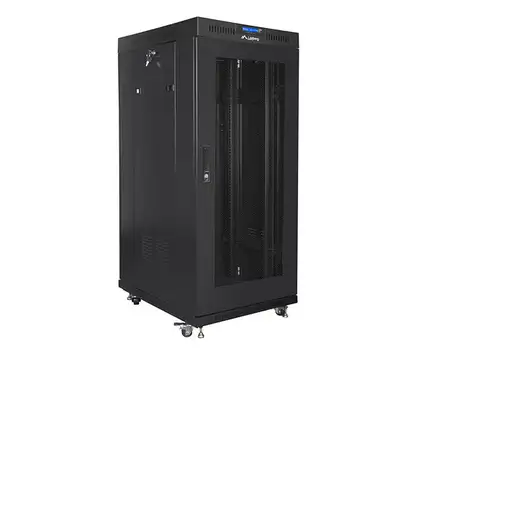 Lanberg FF01-6827-23BL armario rack 27U Rack o bastidor independiente Negro