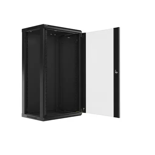 Lanberg WF01-6422-10B armario rack 22U Bastidor de pared Negro