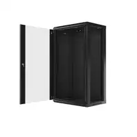 Lanberg WF01-6422-10B armario rack 22U Bastidor de pared Negro