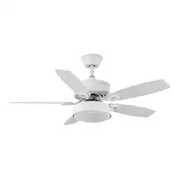 Fabrilamp Braw ventilador techo blanco/blanco haya, 5 aspas reversibles, led 30W