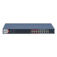 Hikvision DS-3E1318P-EI(B) switch Gestionado Fast Ethernet (10/100) Energía sobre