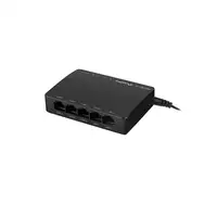 Lanberg DSP2-1005-12V switch No administrado Gigabit Ethernet (10/100/1000) Negro