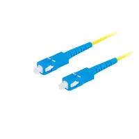 Lanberg FO-SUSU-SS11-0100-YE Cable de fibra óptica e InfiniBand 10 m SC Amarillo