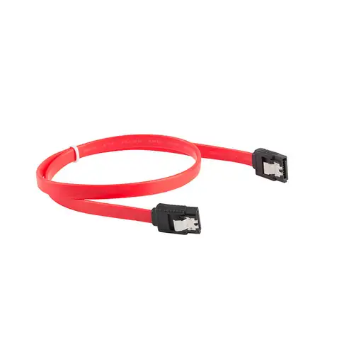 Lanberg CA-SASA-14CU-0030-R cable de SATA 0,3 m SATA 7-pin Rojo