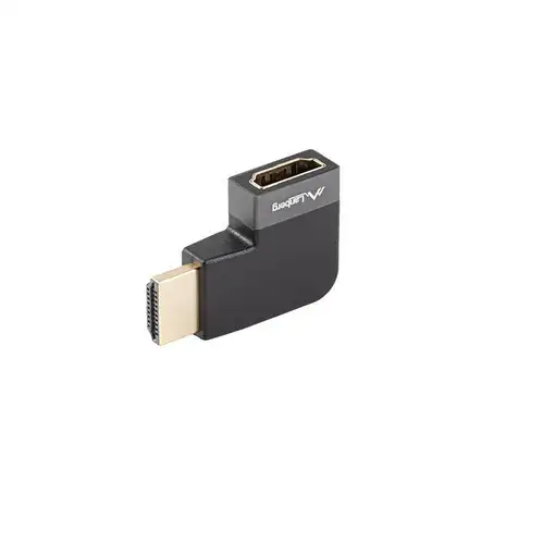 Lanberg AD-HDMI-10 adaptador de cable de vídeo HDMI tipo A (Estándar) Negro, Plata