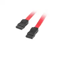 Lanberg CA-SASA-10CU-0050-R cable de SATA 0,5 m SATA 7-pin Rojo