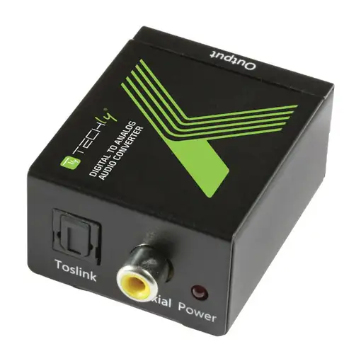 Techly IDATA SPDIF-3 cambiador de género para cable Multiconnection RCA Negro